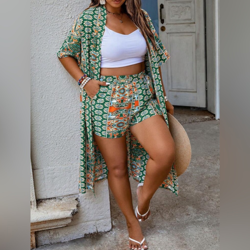 Kimono and short